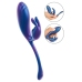 Sweet Smile Metallic Flexible Double Silicone Dual-Action System 22.5cm