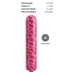 beau coeur Leo Mini Vibrator Cherry Design Compact 8.7 cm Red