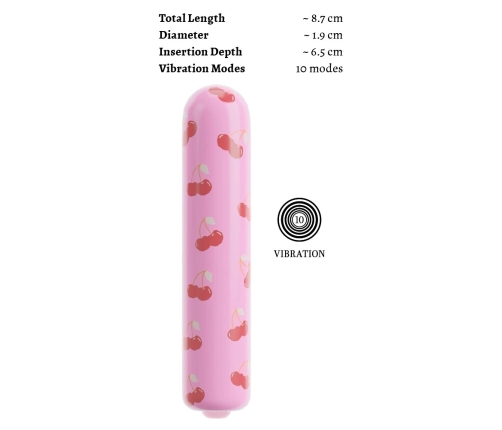 Beau Coeur LEO Mini Pink Leo Design Intimate Massager 8.7cm ABS