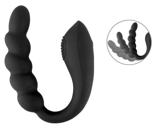 Black Velvets Bendable Dual Stimulator Flexible Silicone 26cm