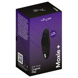 We-Vibe Moxie+ Satin Black - Discreet Wearable Intimate Device, USB