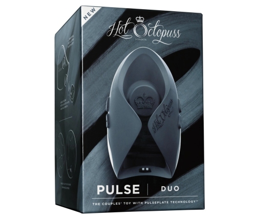 Hot Octopuss Pulse Duo 2025 Intimate Stimulation System, Compact, Black