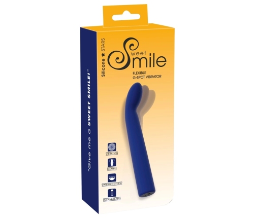 Sweet Smile Flexible G-Spot Vibrator 12 Modes Waterproof Silicone 18.6cm
