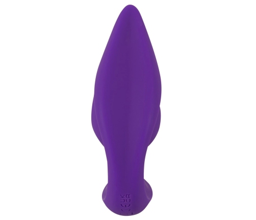 Sweet Smile RC 2in1 Dual Motor Plug & Panty Vibe, Silicone, Black