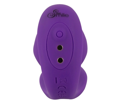 Sweet Smile RC 2in1 Dual Motor Plug & Panty Vibe, Silicone, Black