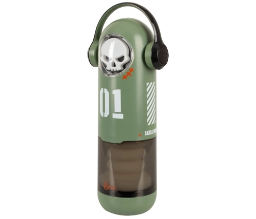 Rebel SKULL 3F Intimate Device with Heating & Thrusting, Black, 30 cm