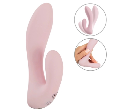 beau coeur Cerya Strong Mini Dual-Arm Vibrator, 14 cm, Purple