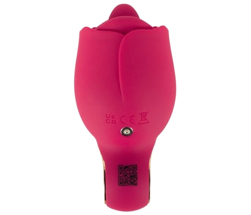 You2Toys Oral Fun Vibrator - 8-Mode Silicone Tongue, Pink, 11.3 cm