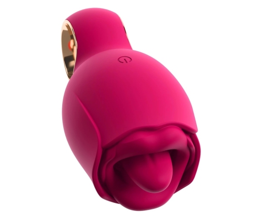You2Toys Oral Fun Vibrator - 8-Mode Silicone Tongue, Pink, 11.3 cm