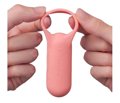 iroha SVR+ Coral Pink Silicone Multi-Functional Vibrating Ring