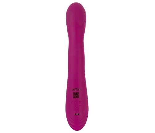 Javida 2F Silicone Dual-Action Vibrator, 7 Modes, Rechargeable, 22.5cm