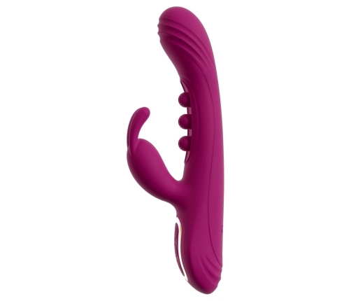 Javida 2F Silicone Dual-Action Vibrator, 7 Modes, Rechargeable, 22.5cm