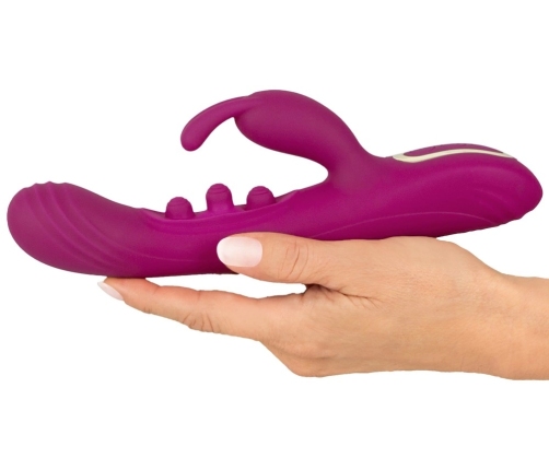 Javida 2F Silicone Dual-Action Vibrator, 7 Modes, Rechargeable, 22.5cm