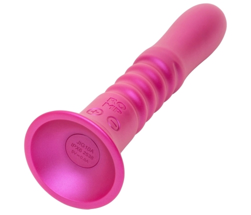 ROMP Jiggle Thrusting Silicone Intimate Device with Suction Cup, Purple