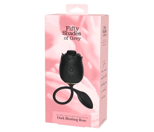 Fifty Shades of Grey Dark Blushing Rose Dual Function Intimate Device, Pink