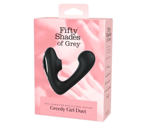 Fifty Shades of Grey Greedy Girl Duet Dual-Action Silicone Device 14cm
