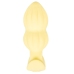Cuties Vibrating Plug Yellow - Compact Silicone Model, 7 Modes, 8 cm