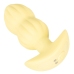 Cuties Vibrating Plug Yellow - Compact Silicone Model, 7 Modes, 8 cm