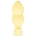 Cuties Vibrating Plug Yellow - Compact Silicone Model, 7 Modes, 8 cm