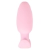 Cuties Rose Vibrating Plug - Compact Silicone Model, 7 Modes, 8 cm