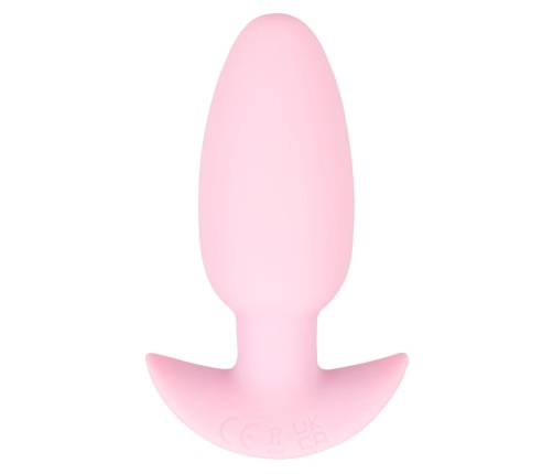 Cuties Rose Vibrating Plug - Compact Silicone Model, 7 Modes, 8 cm