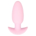 Cuties Rose Vibrating Plug - Compact Silicone Model, 7 Modes, 8 cm