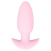 Cuties Rose Vibrating Plug - Compact Silicone Model, 7 Modes, 8 cm