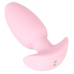 Cuties Rose Vibrating Plug - Compact Silicone Model, 7 Modes, 8 cm