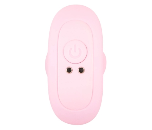 Cuties Rose Vibrating Plug - Compact Silicone Model, 7 Modes, 8 cm