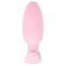 Cuties Rose Vibrating Plug - Compact Silicone Model, 7 Modes, 8 cm