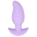Cuties Vibrating Plug Purple - Compact Silicone Model, 7 Modes, 8 cm