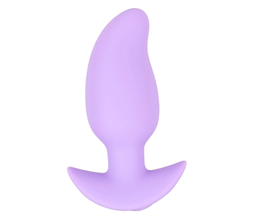 Cuties Vibrating Plug Purple - Compact Silicone Model, 7 Modes, 8 cm