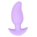 Cuties Vibrating Plug Purple - Compact Silicone Model, 7 Modes, 8 cm