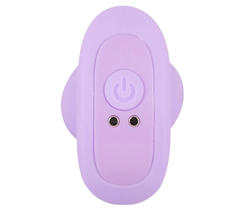 Cuties Vibrating Plug Purple - Compact Silicone Model, 7 Modes, 8 cm
