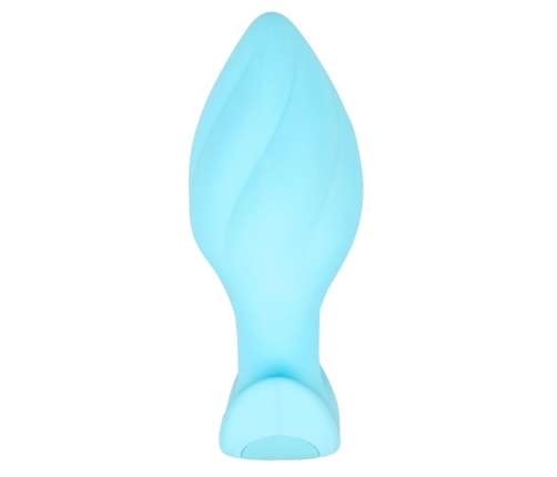 Cuties Vibrating Plug Blue - Compact Rechargeable Silicone Model 8 cm