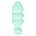 Cuties Vibrating Mini Plug Green - Compact Silicone Intimate System USB