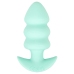 Cuties Vibrating Mini Plug Green - Compact Silicone Intimate System USB