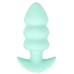 Cuties Vibrating Mini Plug Green - Compact Silicone Intimate System USB