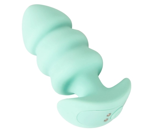 Cuties Vibrating Mini Plug Green - Compact Silicone Intimate System USB