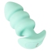 Cuties Vibrating Mini Plug Green - Compact Silicone Intimate System USB