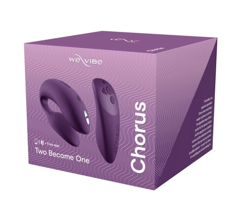 We-Vibe Chorus Purple - Flexible Dual-Motor Intimate Device with Remote