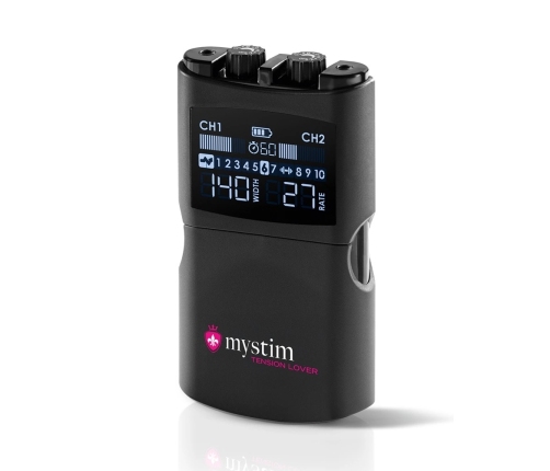 Mystim Tension Lover 2 Advanced E-Stim Control Unit, 2 Channels, USB-C