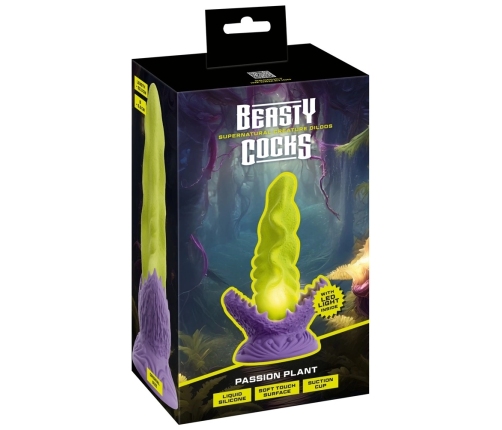 Beasty Cocks Passion Plant LED Intimate Device, 22 cm, Green