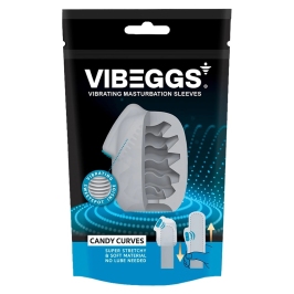 Vibeggs Candy Curves Vibrating Flexible Stimulation Sleeve Unisex
