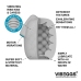 Vibeggs Blow Misty Vibrating Flexible Unisex Sleeve, Waterproof, Reusable