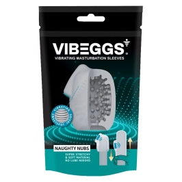 Vibeggs Naughty Nubs Intimate Vibration Sleeve, Flexible Design