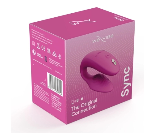 We-Vibe Sync 2 Pink - Flexible Silicone Couples Device, App Control
