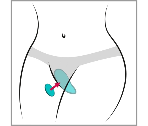 We-Vibe Moxie+ Aqua Discreet Wearable Panty Device with Remote & App