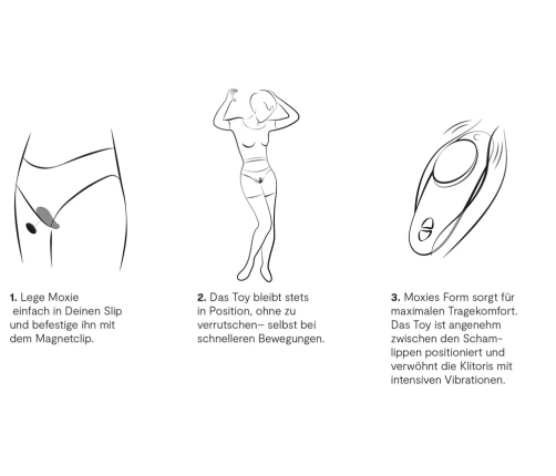 We-Vibe Moxie+ Aqua Discreet Wearable Panty Device with Remote & App