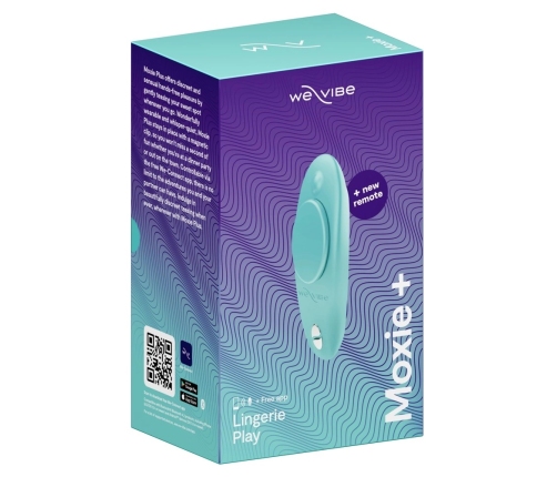 We-Vibe Moxie+ Aqua Discreet Wearable Panty Device with Remote & App